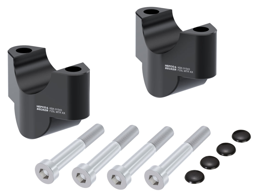 KTM 890 Duke R [2020-2023] - Lenkererhöhung 25 mm / Ø 28,6 mm / schwarz