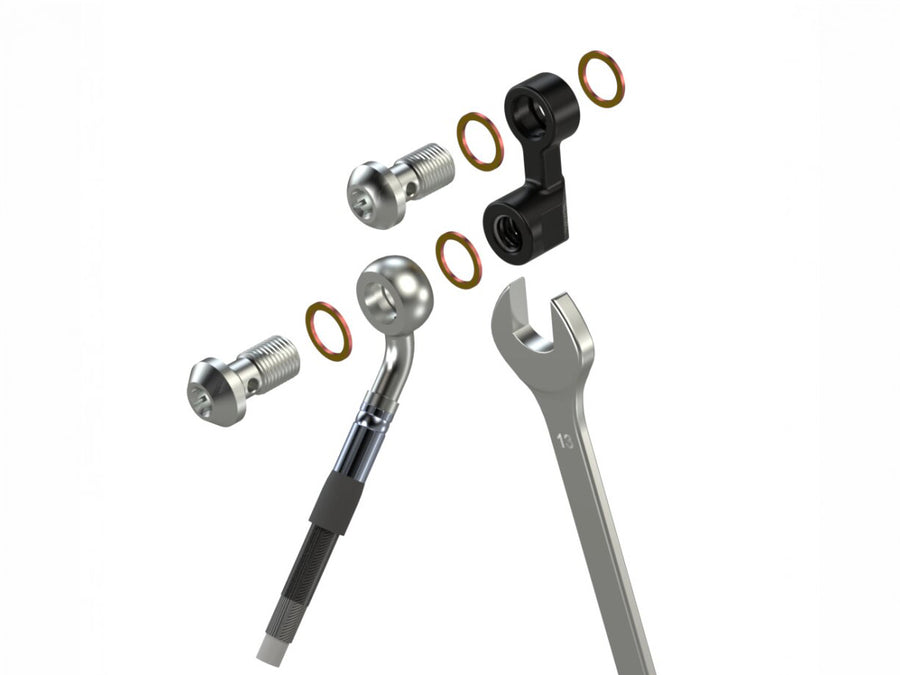 Universaladapter 30 mm zur Verlängerung von Brems- und Kupplungsleitung