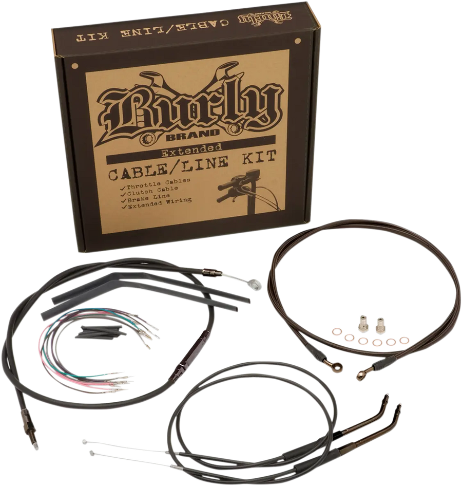 Harley Davidson FXLRS [BURLY BRAND] – Conjunto de cabos para barra de prisão