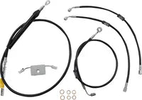 Harley Davidson Fxdrs 114 [LA CHOPPERS] - Kit de cabo/linha de freio de vinil preto padrão