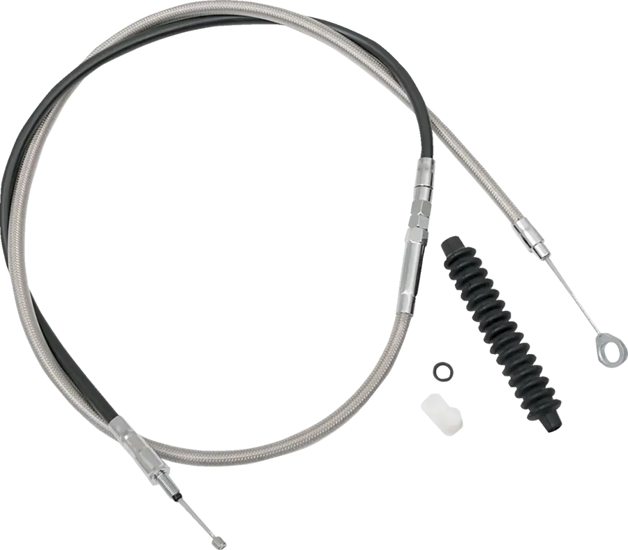 harley davidson flhrxs [DRAG SPECIALTIES] - Cabo de embreagem altamente eficiente feito de aço inoxidável trançado