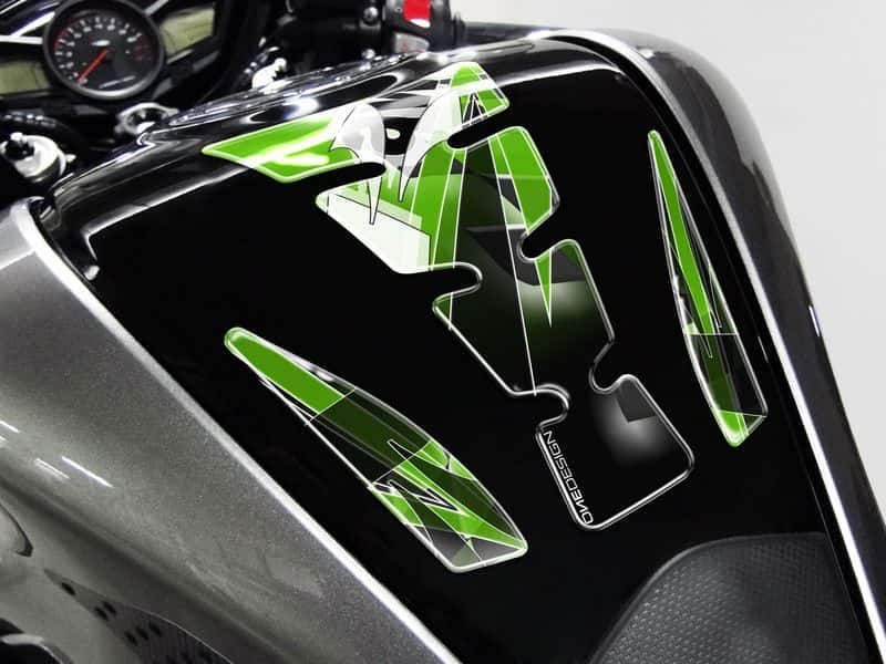 KAWASAKI Z 1000 [2012] – Protetor de tanque de asas – Preto