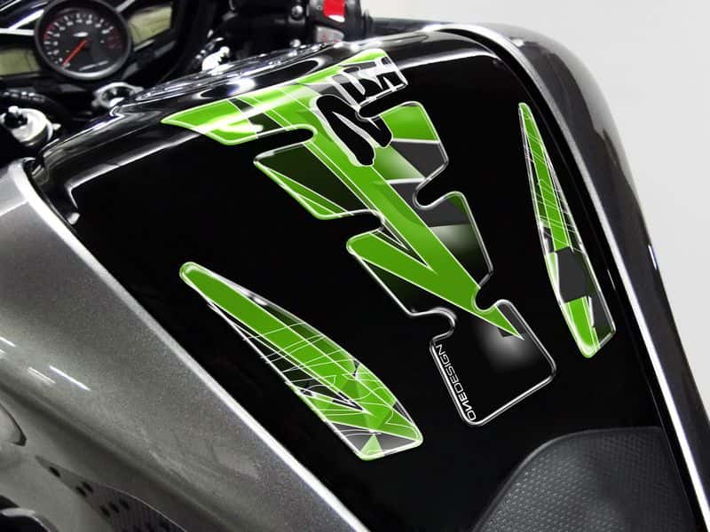KAWASAKI Z 1000 [2012] – Protetor de tanque de asas – Preto