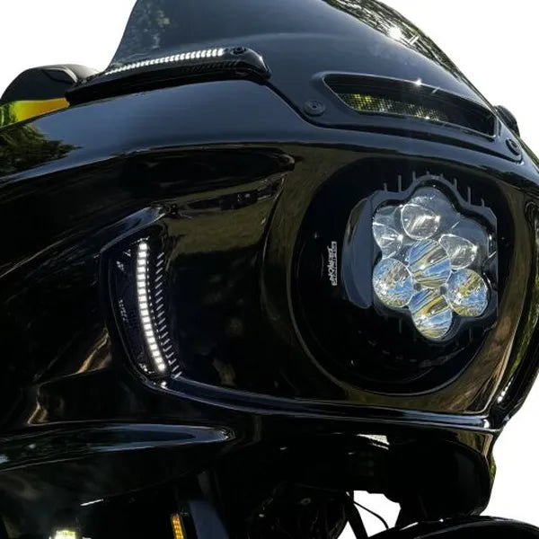 Harley-davidson LOW Rider [CUSTOM DYNAMICS] – Farol LED Shark Demon 2 Performance