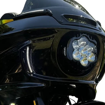 Harley-davidson LOW Rider [CUSTOM DYNAMICS] – Farol LED Shark Demon 2 Performance