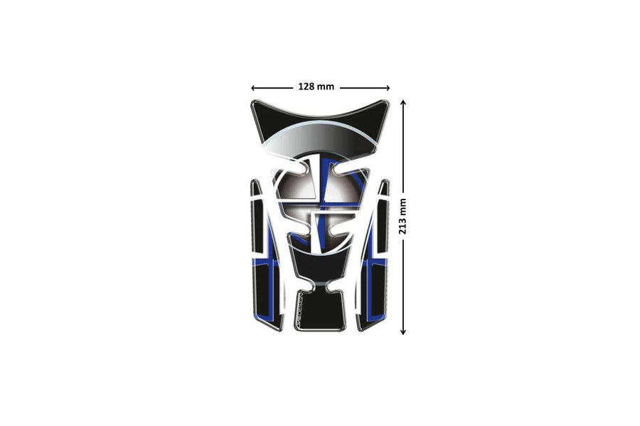 HONDA CBR 600 RR ABS [2012] – Protetor de tanque de asas – prata