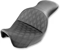 Harley Davidson Dyna [SADDLEMEN] – Assento Explorer com acolchoamento de diamantes