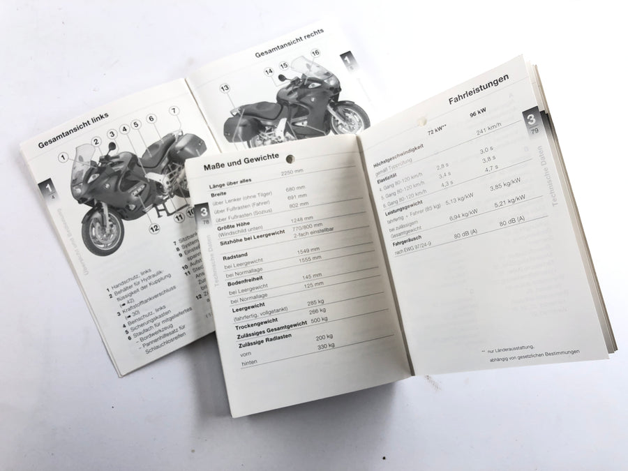 BMW K 1200 GT K12 [2004] - Instruções de operação