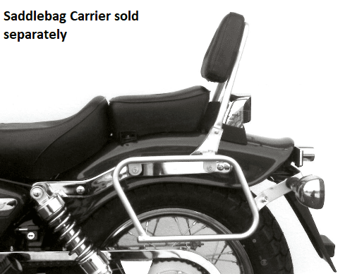 Honda CA 125 Rebel [1995-2001] - Sissybar sem bagageiro cromado