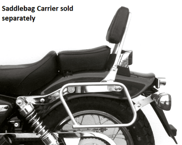 Honda CA 125 Rebel [1995-2001] - Sissybar sem bagageiro cromado