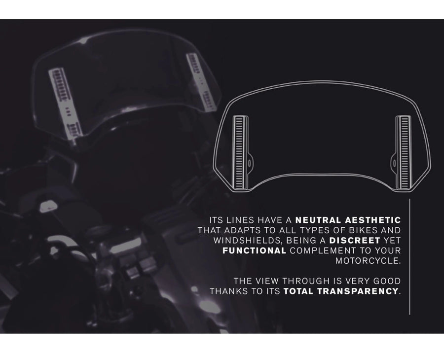 KTM 890 SMT [2025] – Spoiler Screen 2.0 Clip-on – Transparente