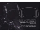KTM 890 SMT [2025] – Disco spoiler 2.0 fixado com parafusos – Transparente-10