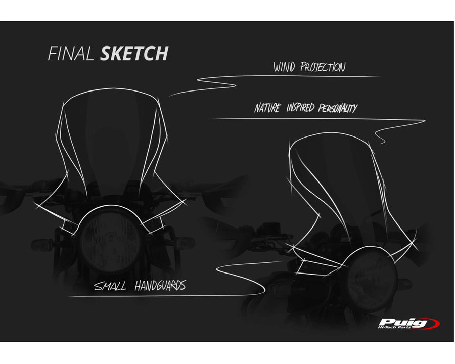 ROYAL ENFIELD HIMALAYAN 410 [2020] – tela de turismo – transparente