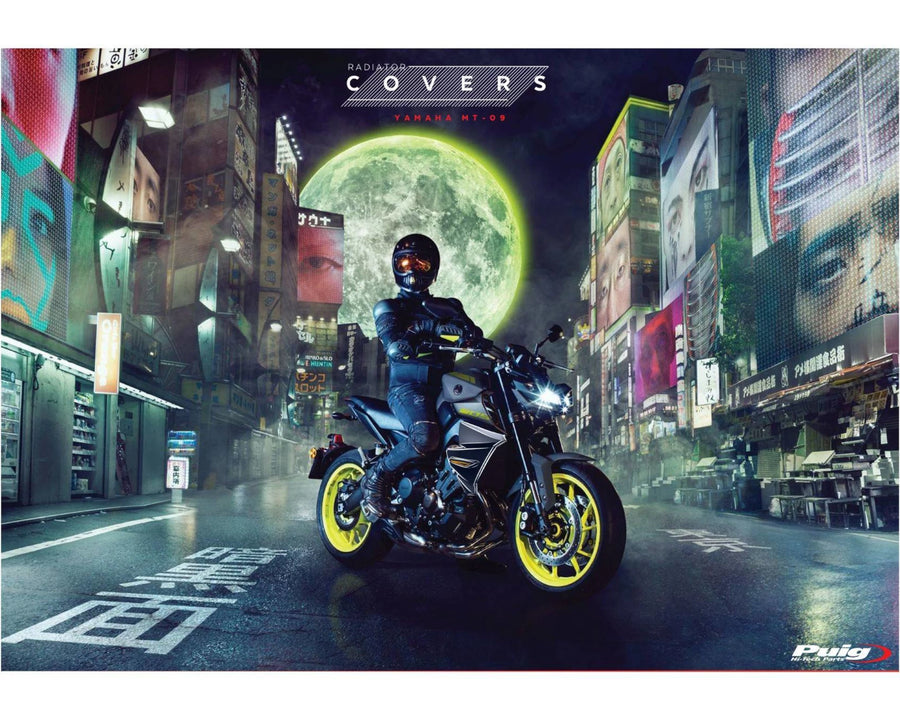 YAMAHA MT-09 SP [2020] – Tampa do radiador – Preto fosco
