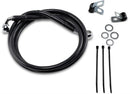 Harley Davidson Fxsts [DRAG SPECIALTIES] - Kit de linha de freio de vinil preto estendido-2