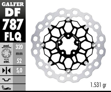 Gas SM 700 [2022-2024] - Disco de freio flutuante Cubiq - foto 2