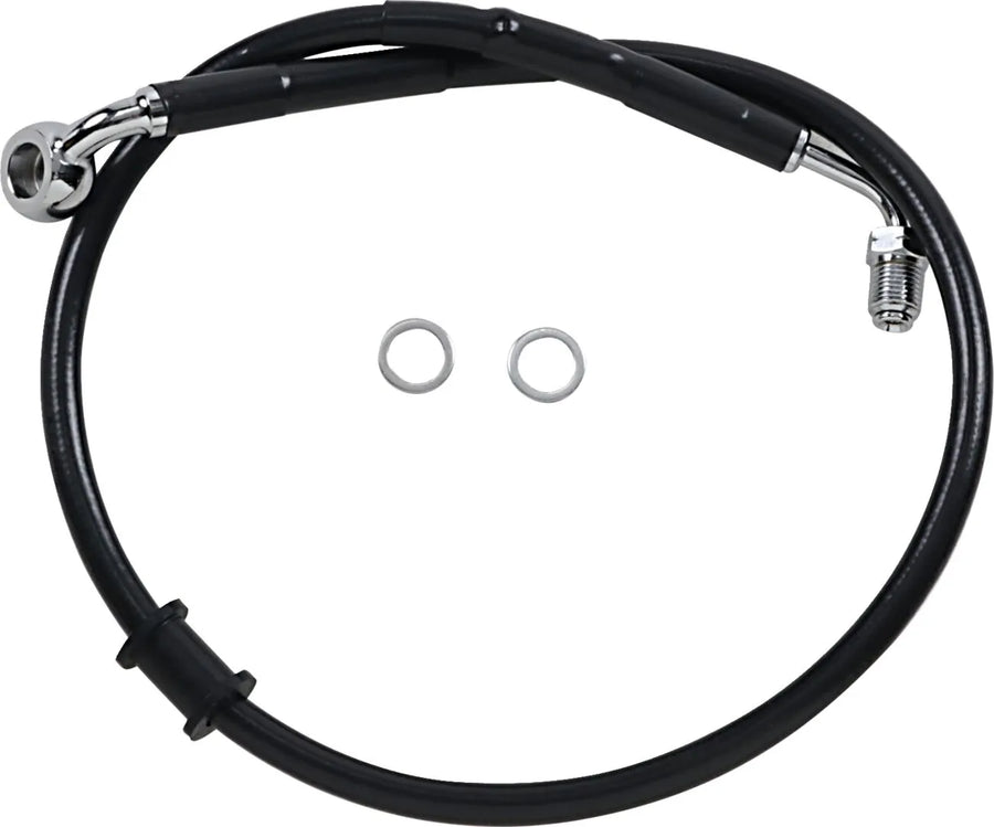 harley davidson flde [DRAG SPECIALTIES] - Linha de freio estendida em aço inoxidável