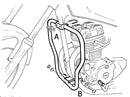 Honda CM 125 [1982-1986] - Barra de proteção ao motor-1