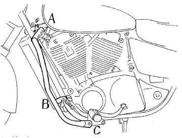 Honda VT 1100 C3 Shadow [1998-2001] - Barra de proteção ao motor - 0