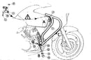 Honda Varadero 125 [2001-2006] - Barra de proteção ao motor-2