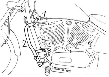 Kawasaki VN 800 Classic [1996-1999] - Barra de proteção ao motor