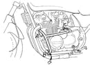 Kawasaki Zephyr 550 [1991-1999] - Barra de proteção ao motor-1