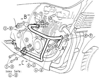 Kawasaki ZR-7 [1999-2003] - Protetor de motor