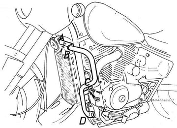 Suzuki VZ 800 Marauder [1996-2003] - Barra de proteção ao motor