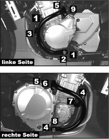 Suzuki GSF 1250 [2007-2016] - Barra de proteção ao motor