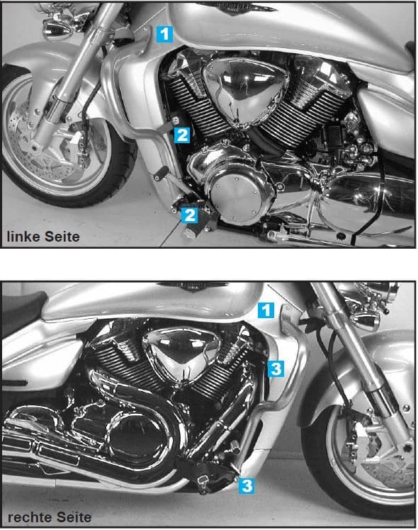 Suzuki M 1800 [2006-2012] - Barra de proteção ao motor