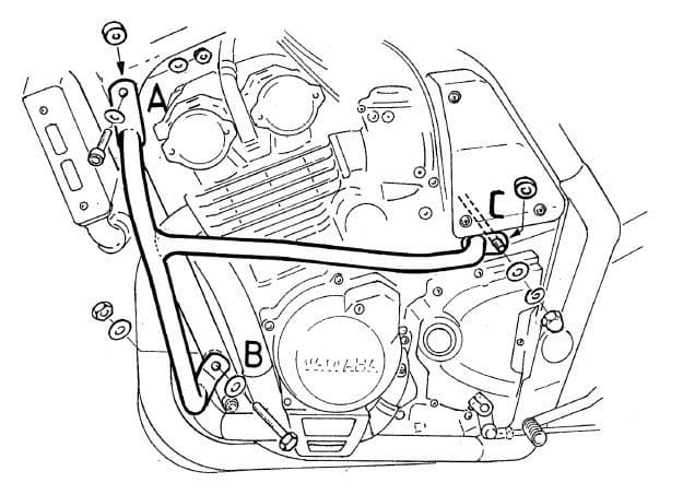 Yamaha FZS 600 [1998-2004] - Barra de proteção ao motor