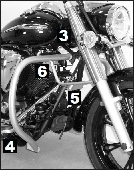 Yamaha XVS 950 A Midnight S [2009-2015] - Barra de proteção ao motor
