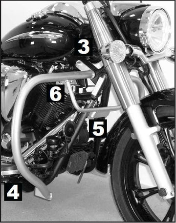 Yamaha XVS 950 A Midnight S [2009-2015] - Barra de proteção ao motor