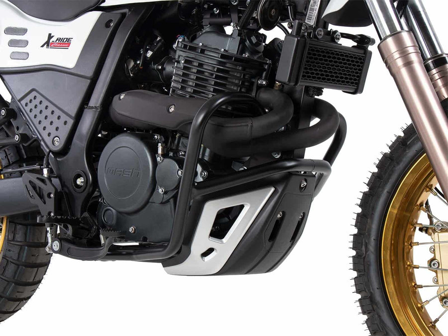 Mash X-Ride 650 Classic [2020-2025] - Vista lateral do protetor do motor