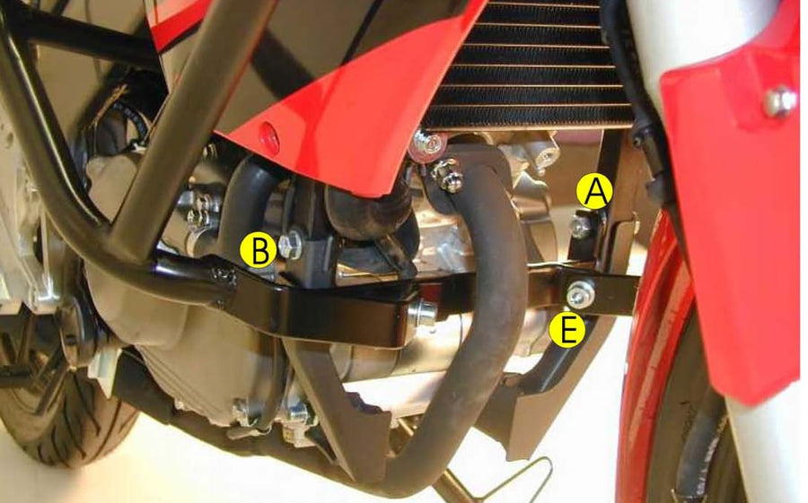 Honda CBR 125 R [2007-2011] - proteção do motor preto