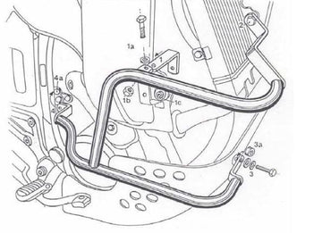 Honda XRV 650 [1988-1992] - Barra de proteção ao motor