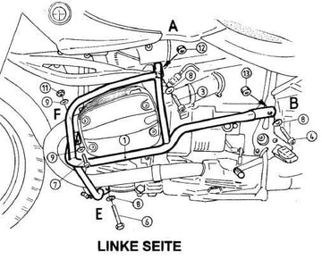 BMW R 850 R [1994-2002] - Barra de proteção ao motor - 0