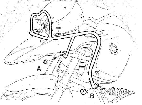 BMW R 1150 GS [2000-2004] - Barra de proteção ao tanque
