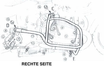 BMW R 850 R [2000-2006] - Barra de proteção ao motor