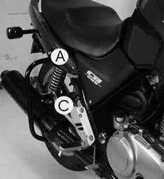 Honda CB 500 [1993-1997] - proteção traseira preta