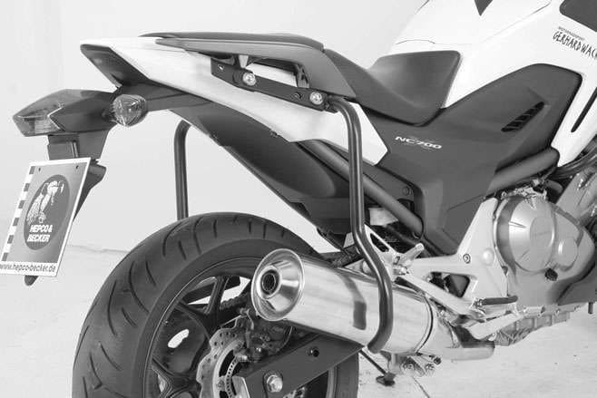 Honda NC 700 S [2012-2020] -Rear Protection Barra Lock-it