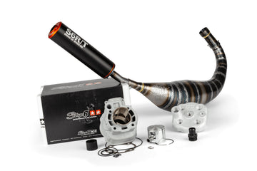 Beta RR Enduro 50 2T - Motorpack Big Racing 77ccm laranja preto