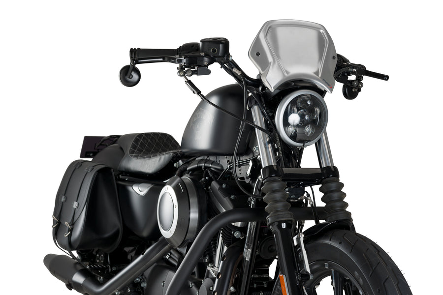 HARLEY DAVIDSON SPORTSTER 883 IRON XL 883 N [2012] – PLACA FRONTAL ALU – PRETO