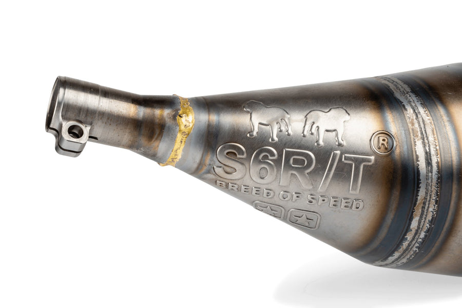 Gilera RCR Enduro 2006 50 2T D50B0 [2006] - Auspuff 80-90 Schwarz / Rot