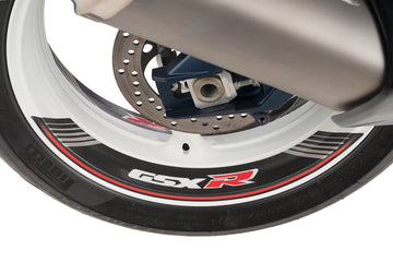 TRIUMPH BONNEVILLE T 120 BLACK [2025] – Adesivos especiais nas bordas do aro | Prata | PUIG 5525P