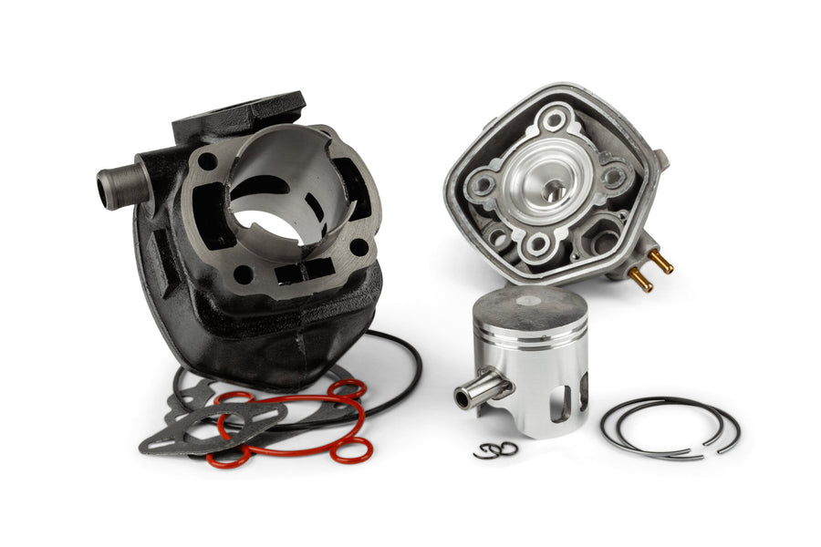 Aprilia SR Netscaper 50 2T LC - kit de cilindros e virabrequim 70 ferro fundido cinza LC