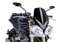 TRIUMPH STREET TRIPLE 675 RX [2016] - Pára-brisa esportivo de nova geração | Preto | PUIG 5658N