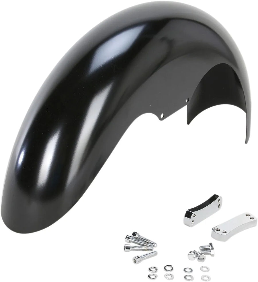 Harley Davidson Dyna [KLOCK WERKS] - Para-lama dianteiro série Hugger com blocos de montagem para Softail/Dyna