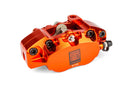 Yamaha Aerox 50 2T LC CAT [2004–] - 4-Kolben Bremssattel mit Adapter Orange