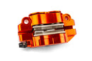 Yamaha Aerox Naked 50 2T LC CAT [2004–] - 4-Kolben Bremssattel mit Adapter Orange